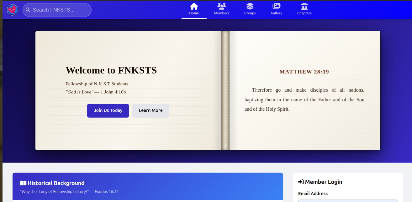 FNKSTS homepage — Fellowship of NKST Students